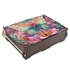 (US Local)Diamond Painting Storage Box DIY 5D Diamond Painting Jewelry Box (Butterfly A)