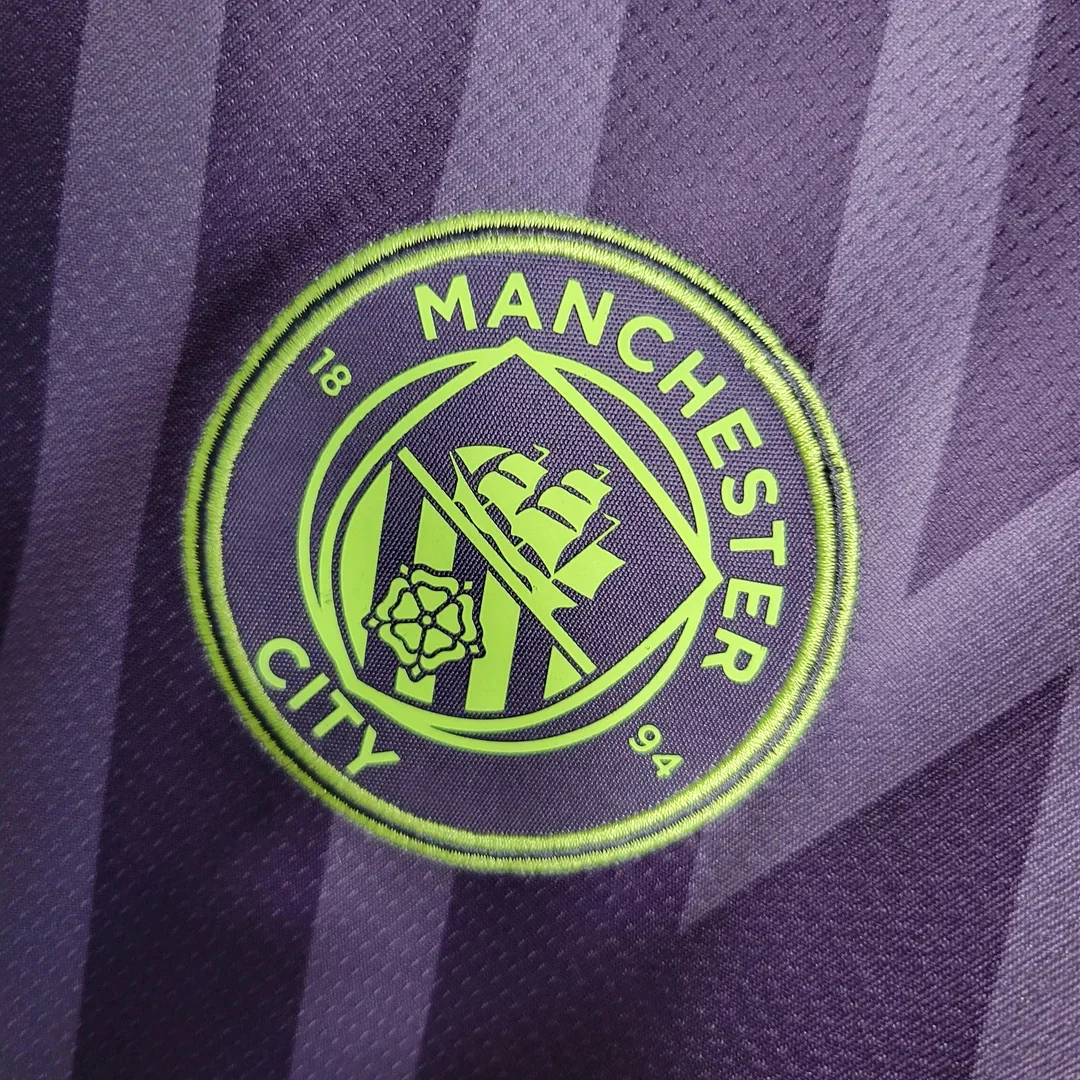 2023/2024 Manchester City Goalkeeper Purple Football Shirt 1:1 Thai Quality