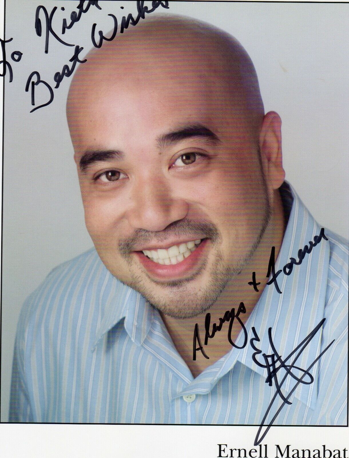 ERNELL MANABAT AUTOGRAPH, VEGASLAND, 21