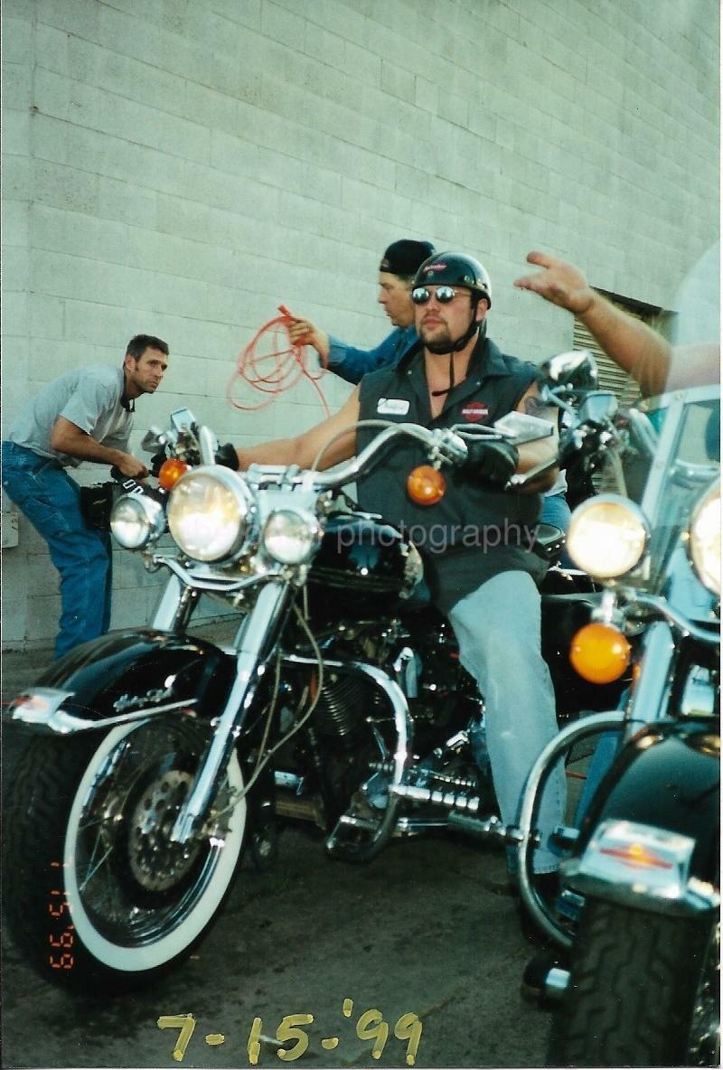 FOUND Photo Poster paintingGRAPH Color TONY TWIST Original NHL ENFORCER Motorcycle 112 5 J