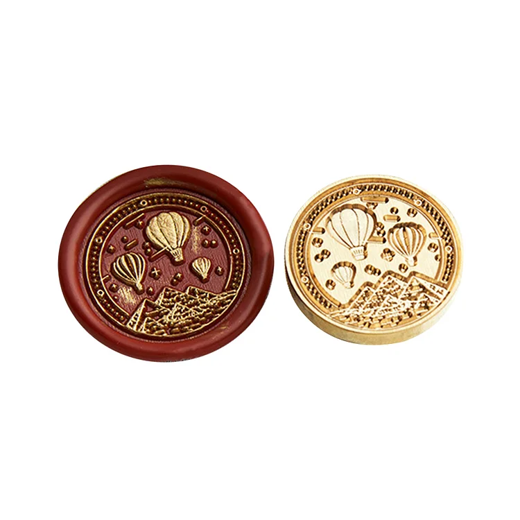 Special-shaped Stamp Copper Head 3D Relief for Wedding Card (Hot Air Balloon)