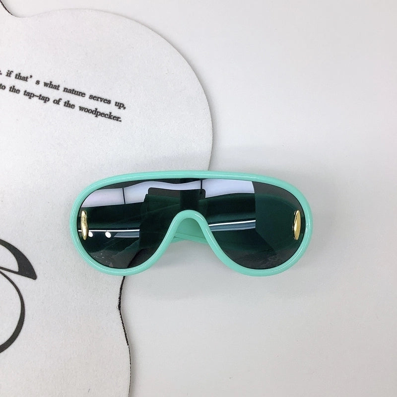 New Children’s Sunglasses Retro UV-proof Beach Baby Sunglasses Boys And Girls Concave Glasses Fashion