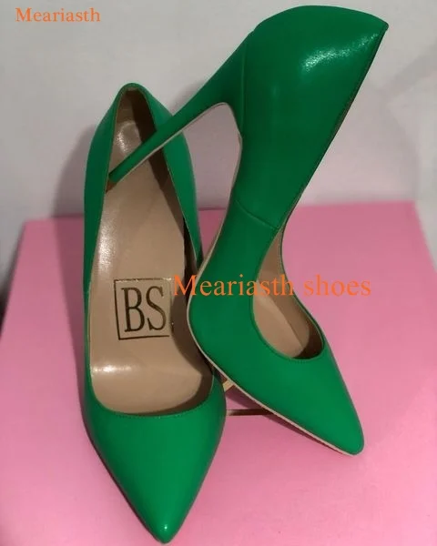 Qengg Colors Women Pumps 2023 New Pointed Toe Fashion High Heel Shoes Ladies Stiletto Party Evening Dress Shoes 8cm 12cm Plus 44 703-0