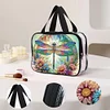DIY Dragonfly Diamond Art Rhinestone Makeup Bag Transparent PVC Storage Pack
