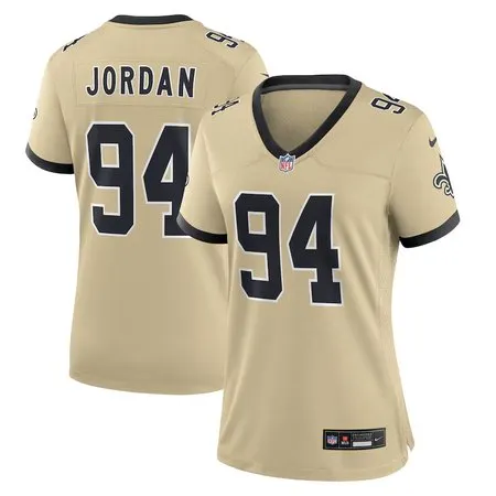 Women's New Orleans Saints #94 Cameron Jordan  Gold Gameday Golds Alternate Game Player Jersey
