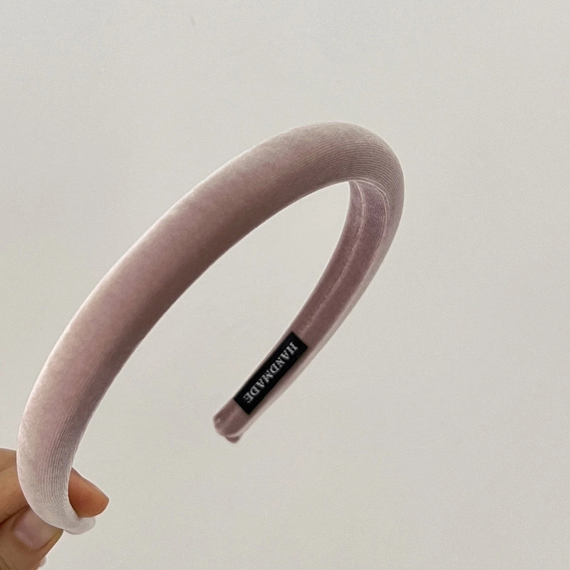 Women’s Minimalist Solid Color Cloth Handmade Hair Band