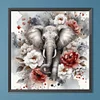 Diamond Painting-DIY Full Round Drill Elephant（40*40CM）