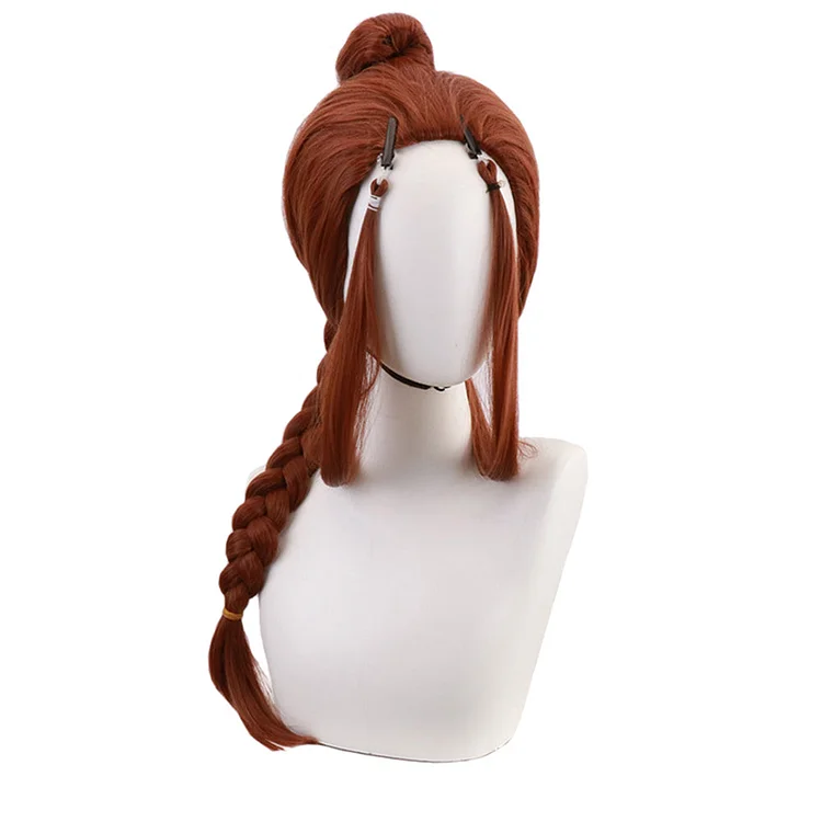 Avatar: The Last Airbender (2024) Katara Brown Wig Cosplay Accessories Halloween Carnival Props