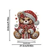 Diamond Painting Acrylic Winter Bear Desktop Diamond Art Kits for Table Decor