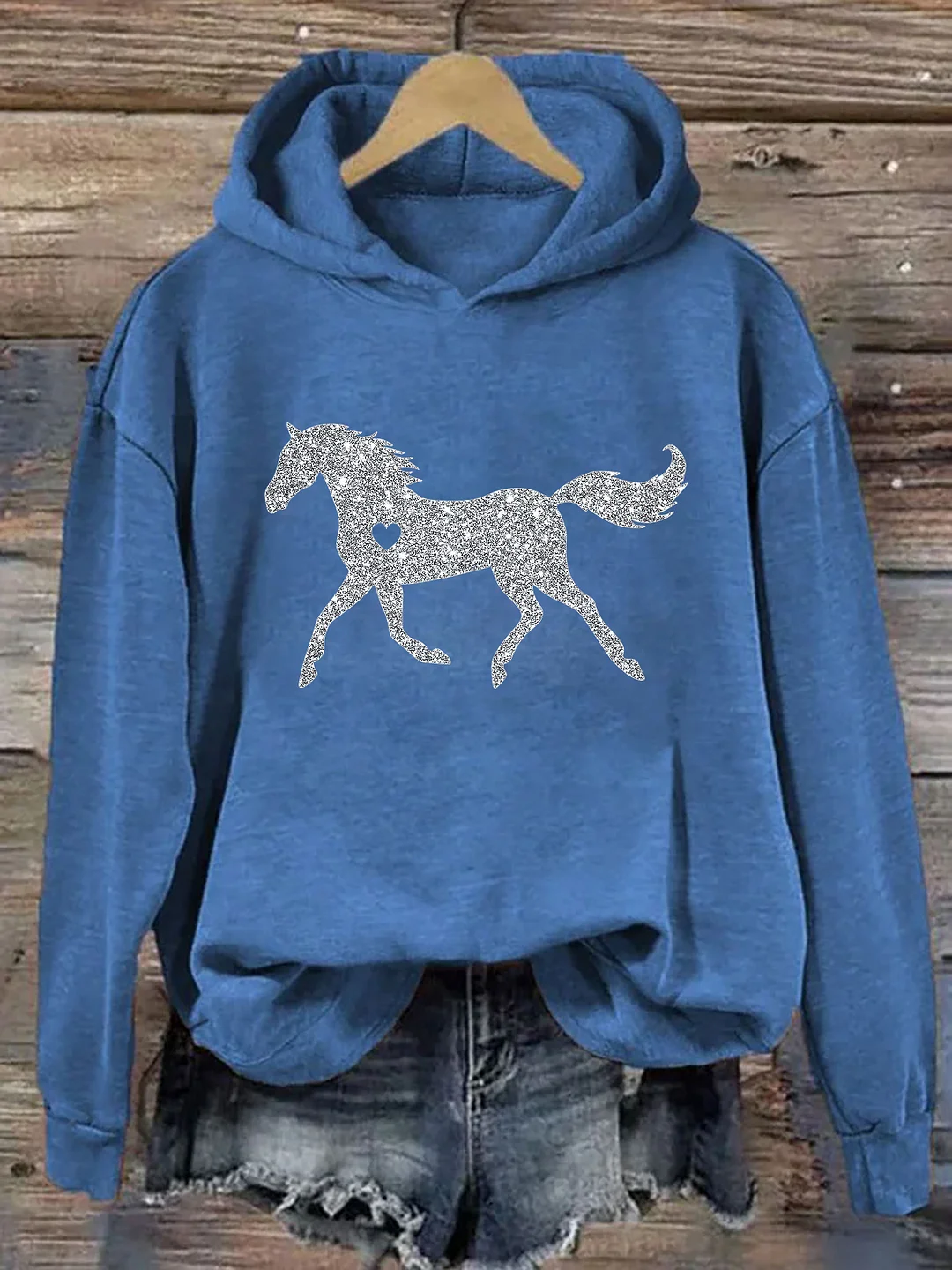 Glitter Horse Hoodie