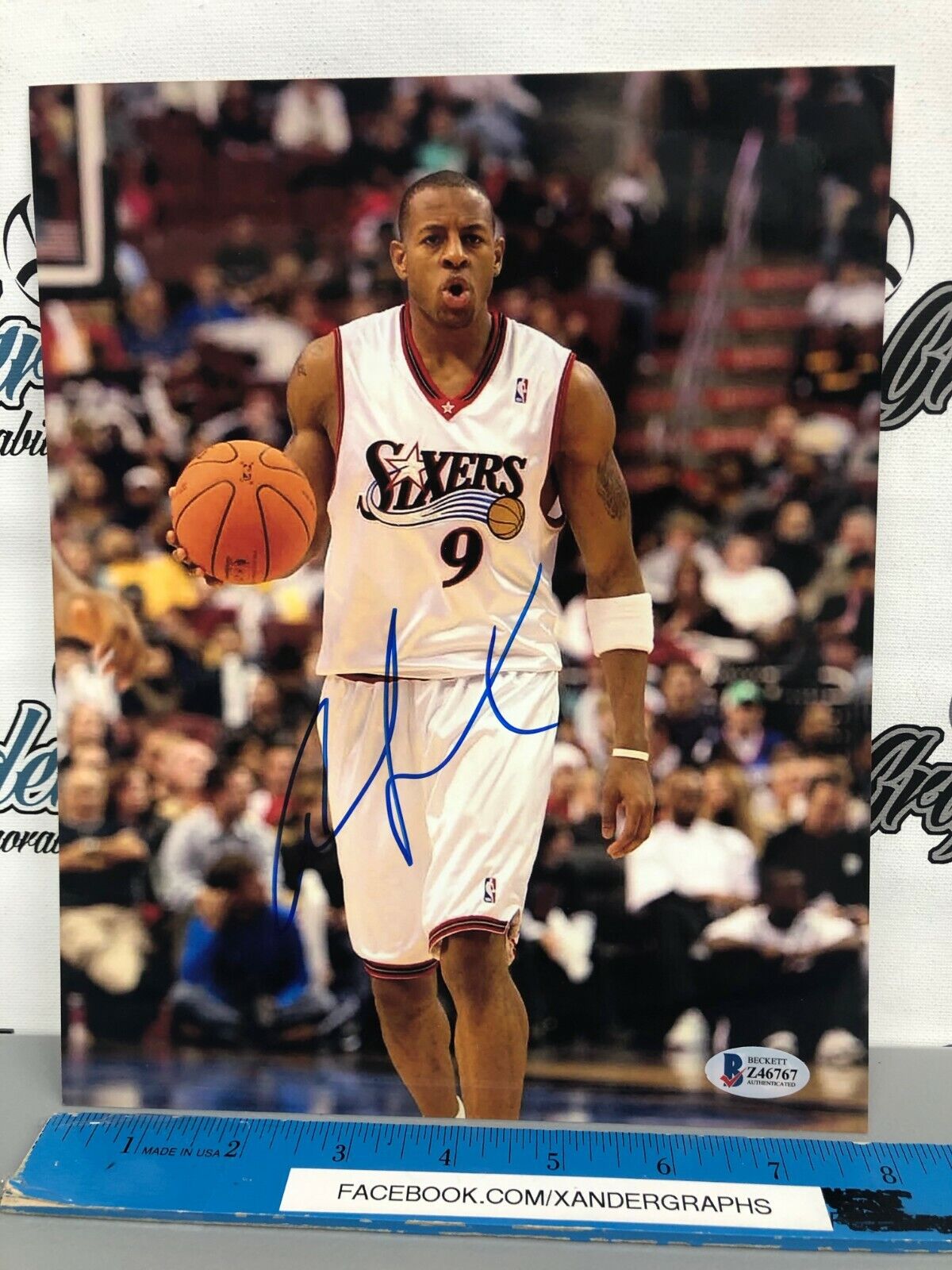 ANDRE IGUODALA SIGNED AUTOGRAPHED 8X10 BASKETBALL Photo Poster paintingGRAPH-BECKETT BAS COA