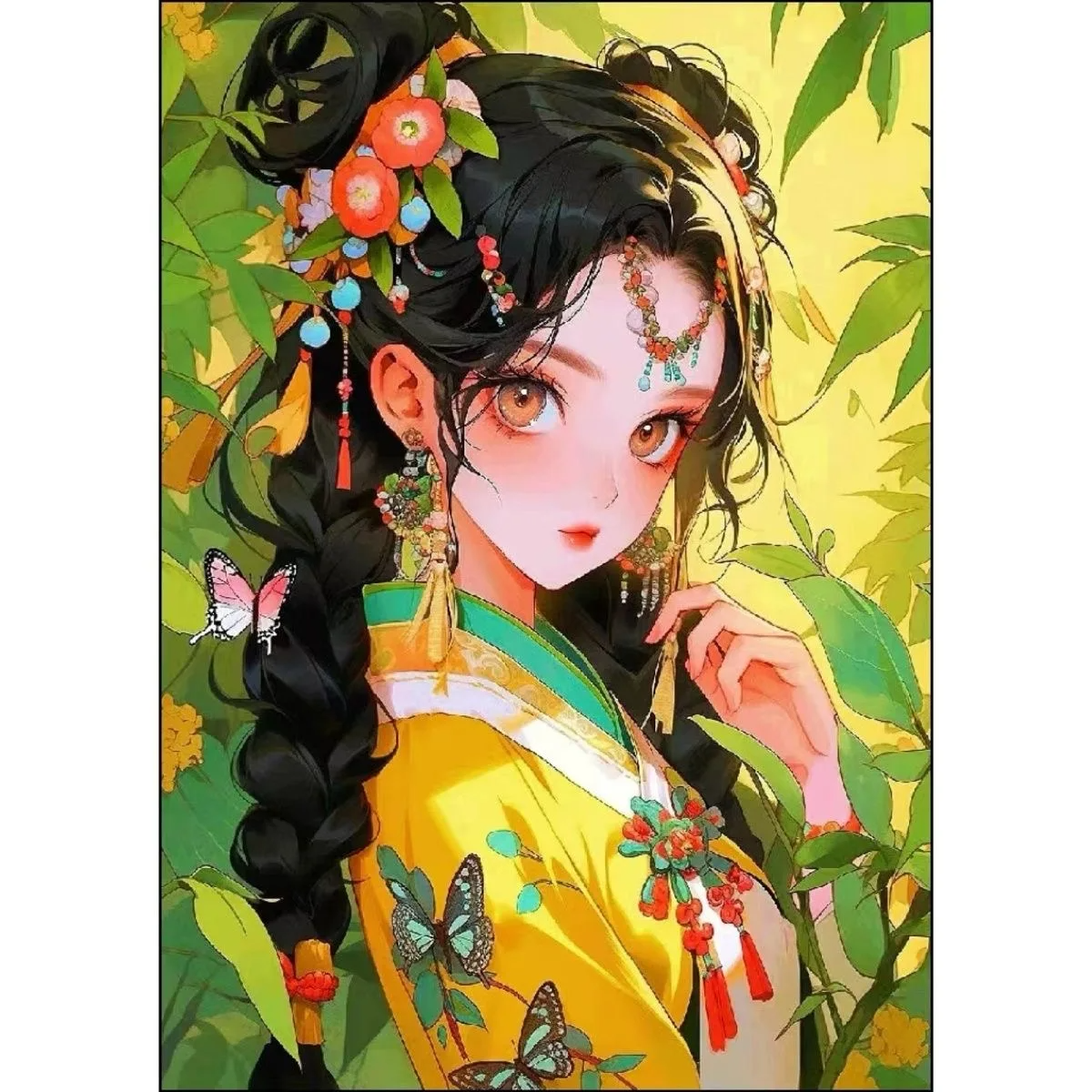 Fantasy Girl 11CT/14CT Stamped Cross Stitch 40*55CM