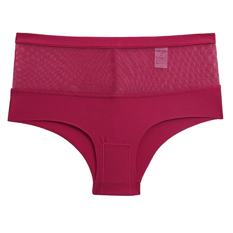 New Perspective High Waist Women's Panties Seamless Sexy Underwear Women See-Through Underpants Girls Intimates Lingerie M-XL