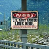 Warning - Vintage Metal Signs(12*16Inch) - Warning