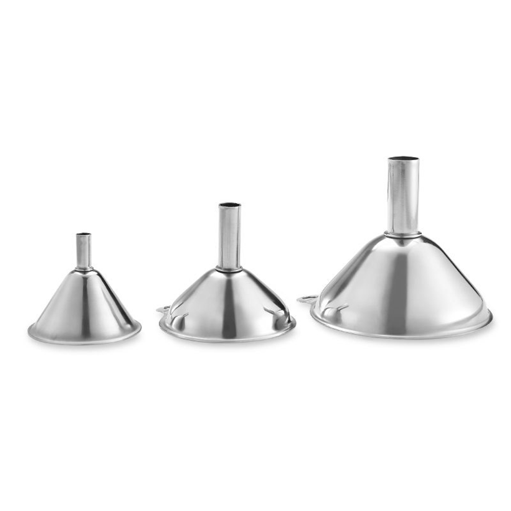 

3pcs Liquid Metal Funnel Kitchen Cooking Bottles Portable Funnel Accessory, 501 Original