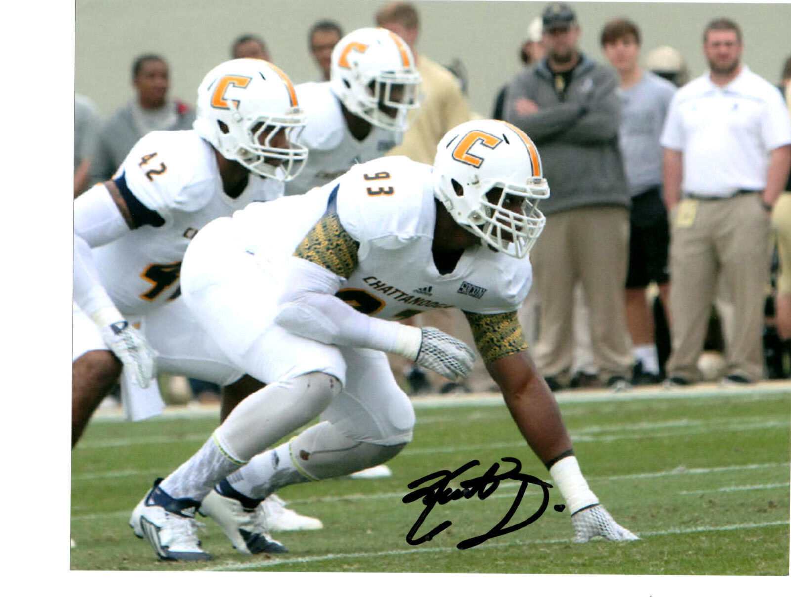 Keionta Davis Tennessee Chattanooga signed autographed 8x10 football Photo Poster painting