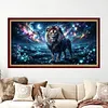 Luxury AB Velvet Diamond Painting Kit - Lion Stars