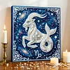Framed Capricorn - Pearls Painting Kit DIY Diamond Painting Pearl Dot Crafts 25*25CM