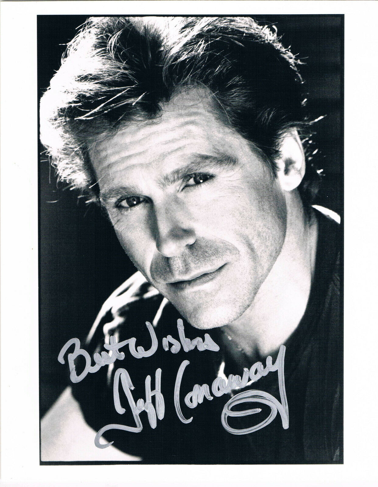 Jeff Conaway 1950-2011 genuine autograph 8x10