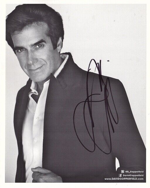 David Copperfield Signed - Autographed Magician 8x10 inch Photo Poster painting with Certificate