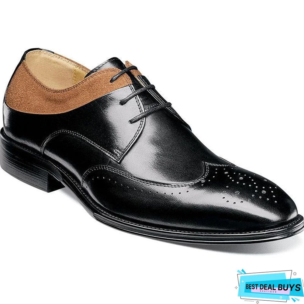 Men's Retro Oxford Leather Shoes