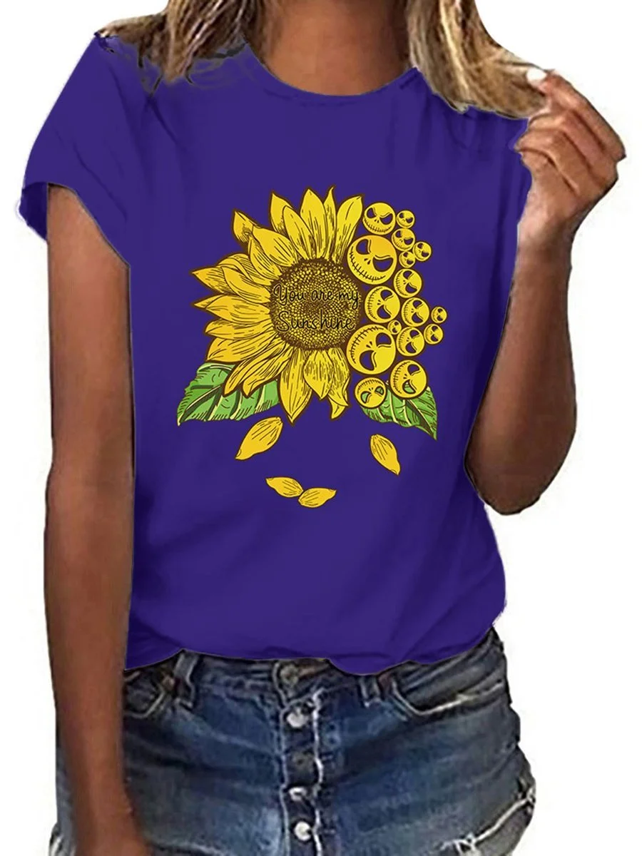 Sunflower Printed T-shirt