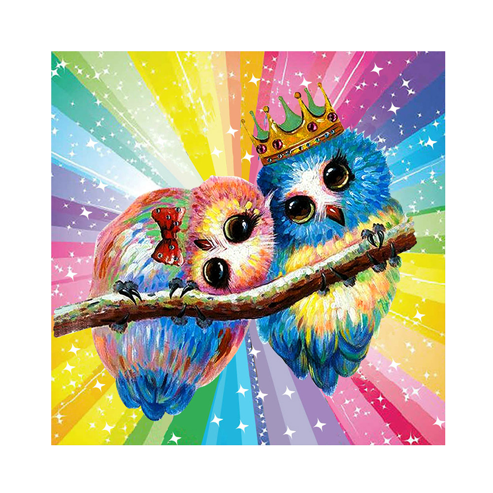 

Owl - Round Drill Diamond Painting - 30*30CM, 501 Original