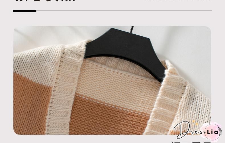 Ethnic Print Patchwork Long Sleeve Cardigan For Women