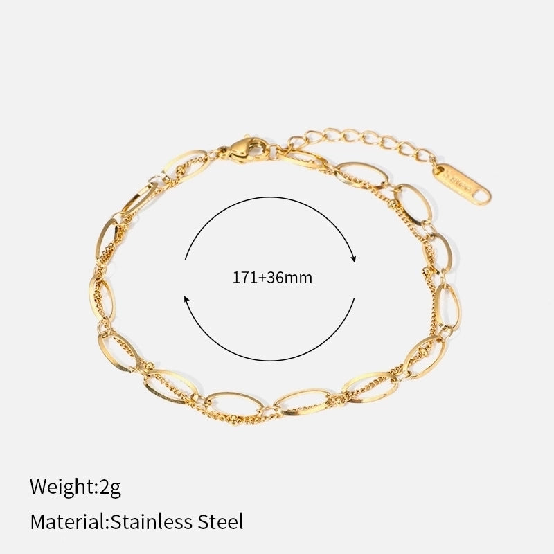 Casual Minimalist Heart Shape Flower 304 Stainless Steel Artificial Rhinestones Zircon 18K Gold Plated Polishing Inlay Bracelets Necklace