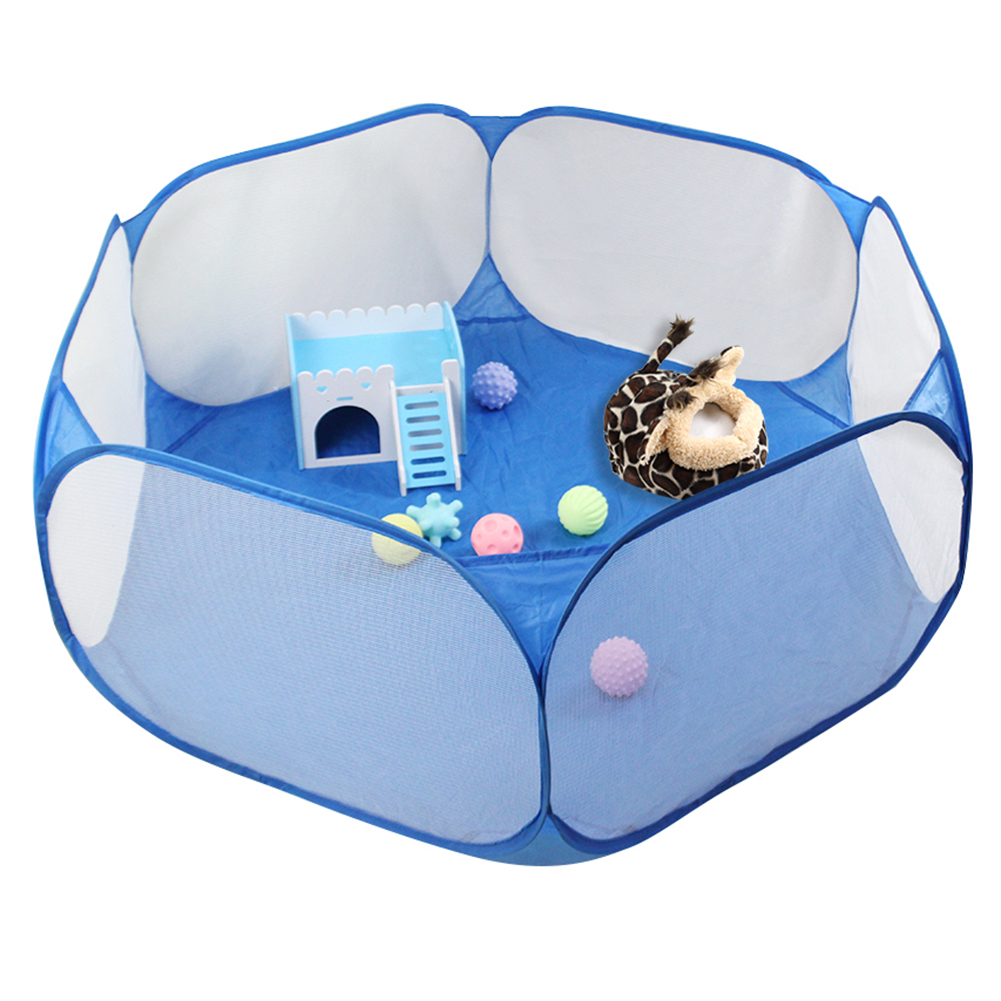 

Foldable Pet Fence Game Safe Playpen Animal Cage for Hamster Guinea Pig, 501 Original