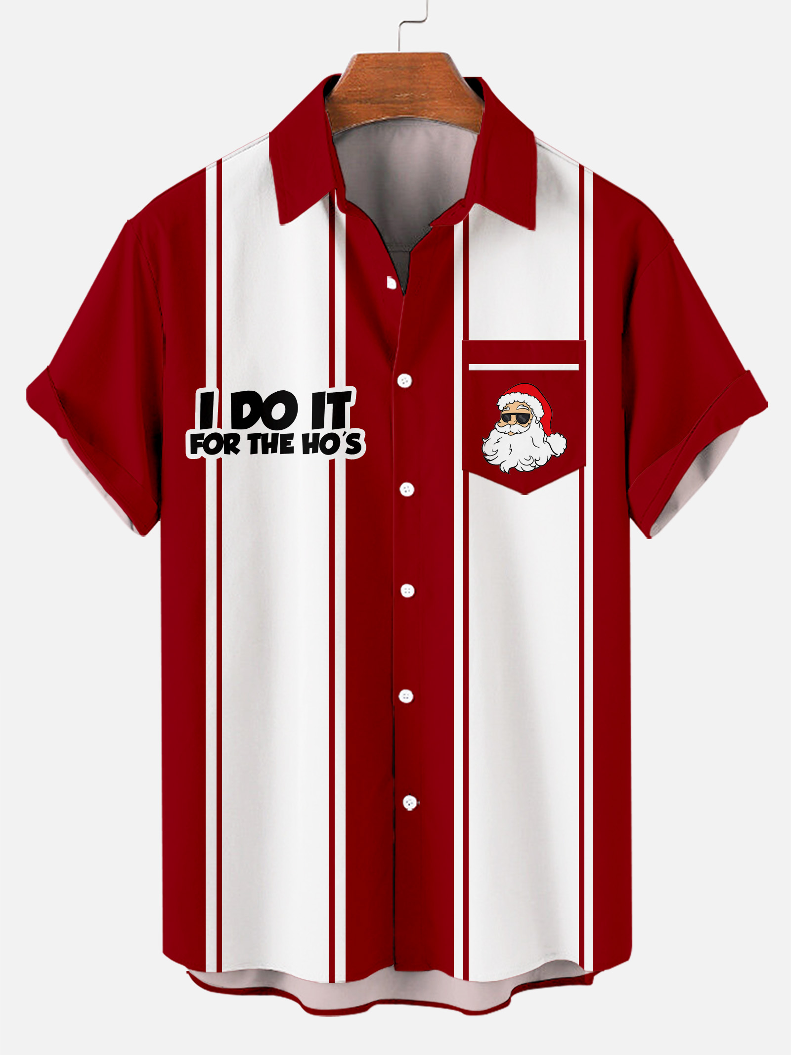 Christmas I do this for HO’S printed shirt PLUSCLOTHESMAN