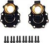 AMK Brass Counter Weight Black Coating TRX4 Portal Axle Housing for 1/10 RC Crawler TRX6 TRX-4 Bronco Defender Upgrade (8 in 1 Set for TRX4)