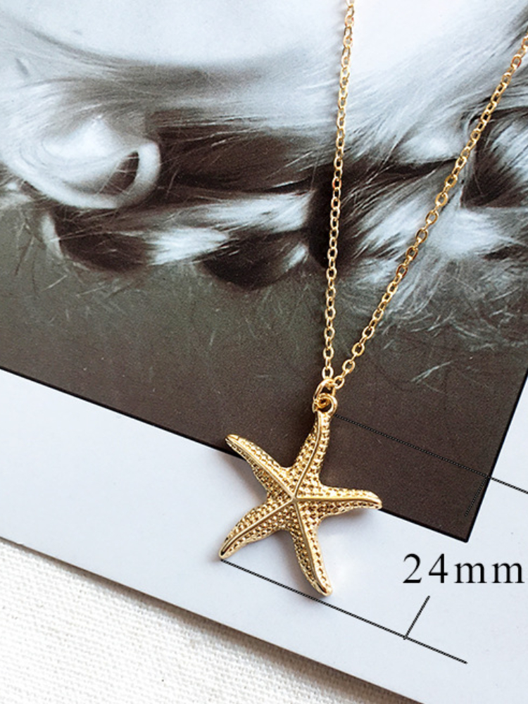 Ocean Inspired Minimalist Fashion Necklace  artssus