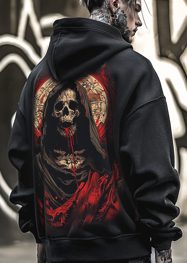 Unique Design Gold Grim Reaper Sports Hoodie / Rvogue / Rvogue