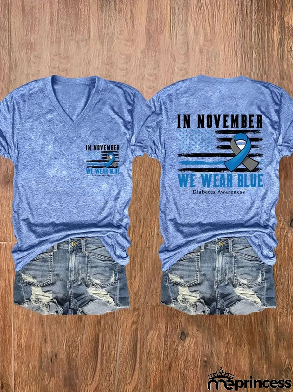 Women's Diabetes Awareness Casual T-Shirt