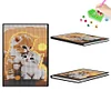 Katze Kristall Notizblock Skizzenbuch - 5d DIY Handwerk Notizbuch