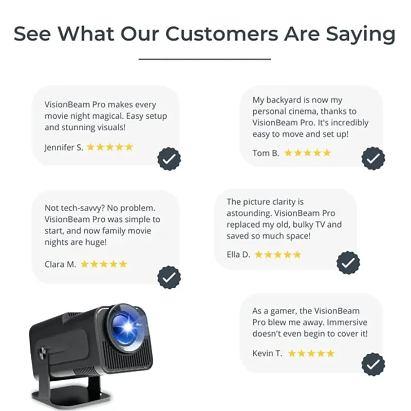 Vision Projector Pro - Home Theater Experience