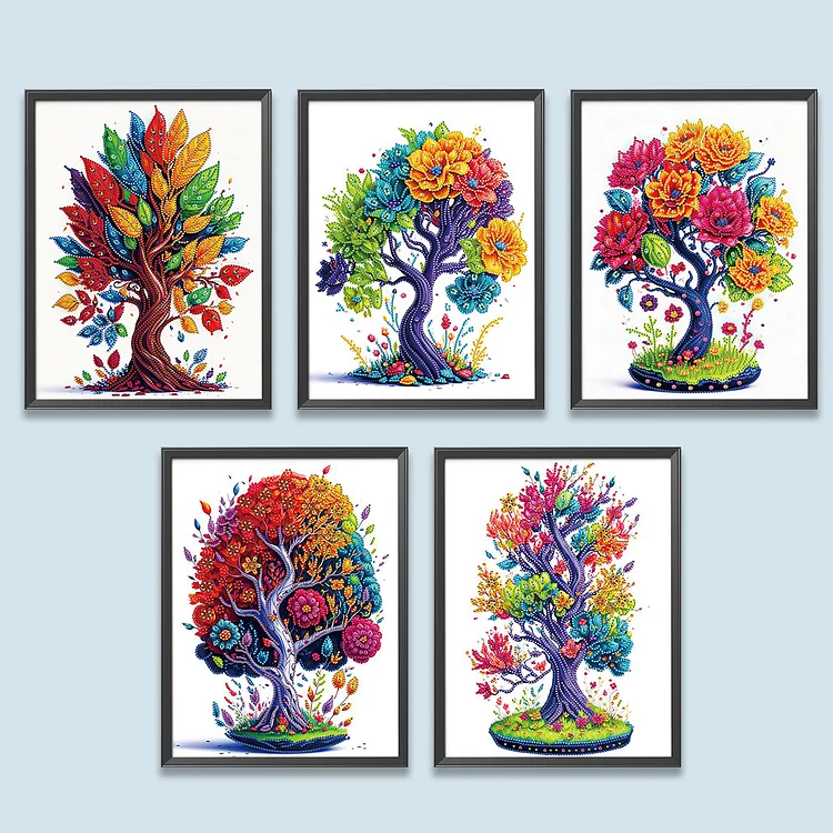 Partial Drills Special-shaped Drill Diamond Painting - Coleus Flower Tree -  30*40cm