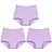 Xinkeke 3Pcs Women Cotton High Waist Panties Breathable Briefs  Plus Size Lingerie Seamless Ladies Panty Underpants Oversize Underwear