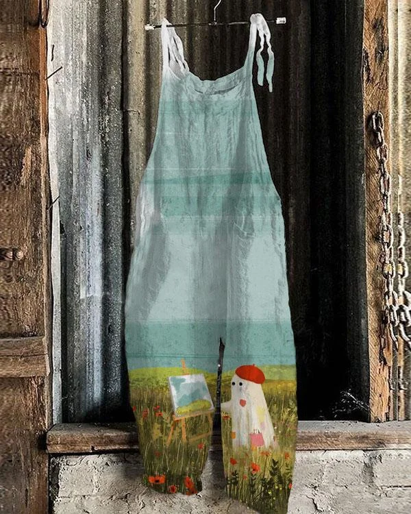 Katherineblower Grassland Painting Jumpsuit
