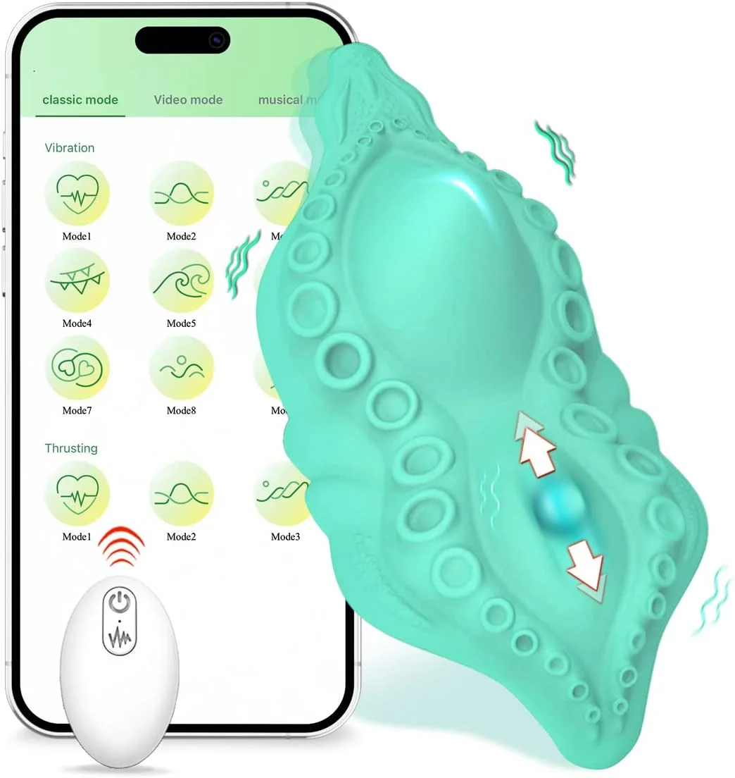 VAVDON Lady Butterfly Vibrator Wearable Control Vibrating Egg Female Sex Toy -  WS-23100