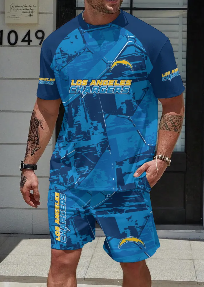 Los Angeles Chargers Limited Edition Top And Shorts Two-Piece Suits