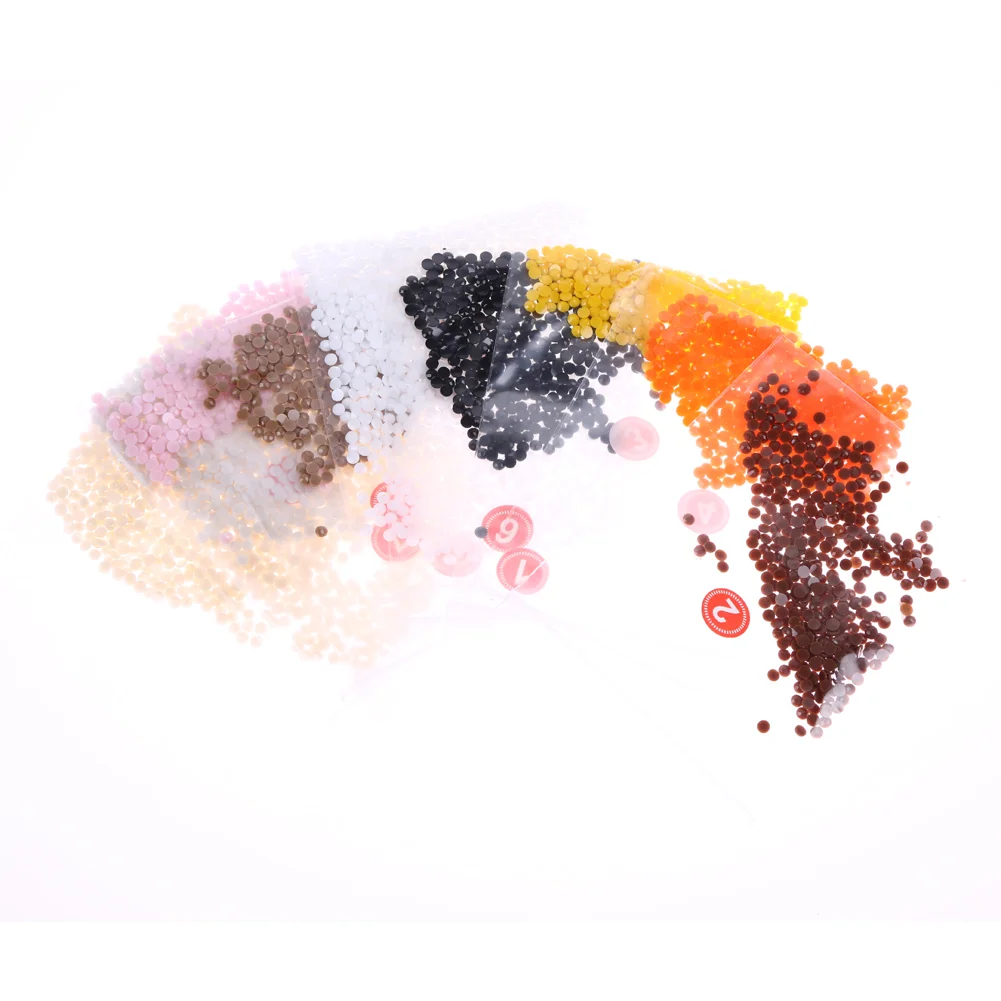 Round Diamond Painting 40*30cm - Cute Cat