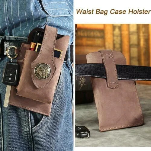 Multifunctional Leather Mobile Phone Bag