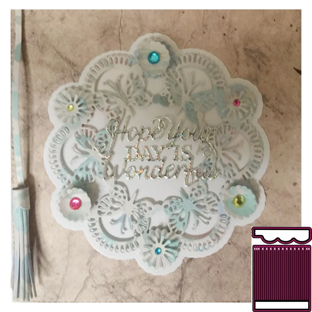 New tassel decorative design handicrafts metal mold cutting die scrapbook die cutting photo album card paper carving