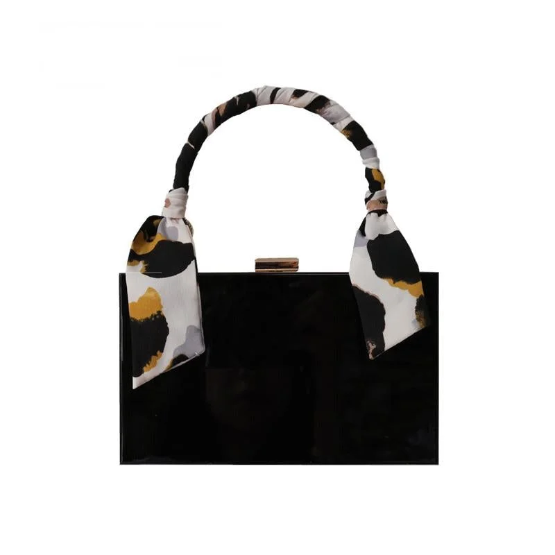 Vintage Silk Frame Woman Party Prom Evening Bag-VESSFUL