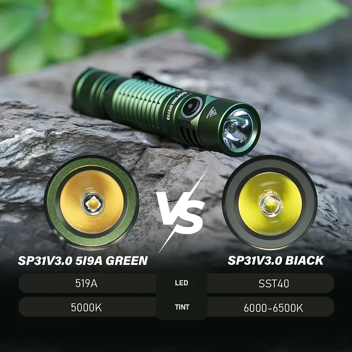 ライト・ランタン SR3 Sofirn SP31V3 Tactical Flashlight Max 2000Lumens with Side switch