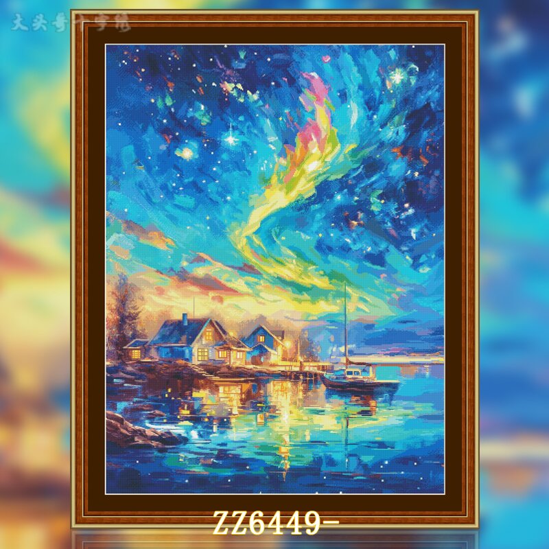 [ZZ6449-Aurora Cabin] Painting Fairy Cross Stitch