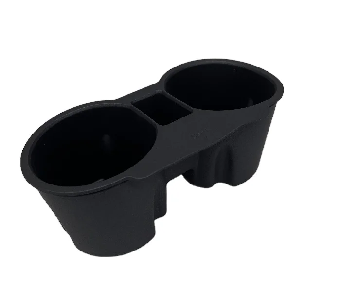 Water Cup Holder Insert Center Console Slot Slip Limit Clip Rubber Kit With Car Holder for Tesla Model 3 Model Y ITN Auto