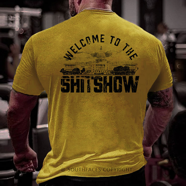 Welcome To The Shit Show Print Men's T-shirt
